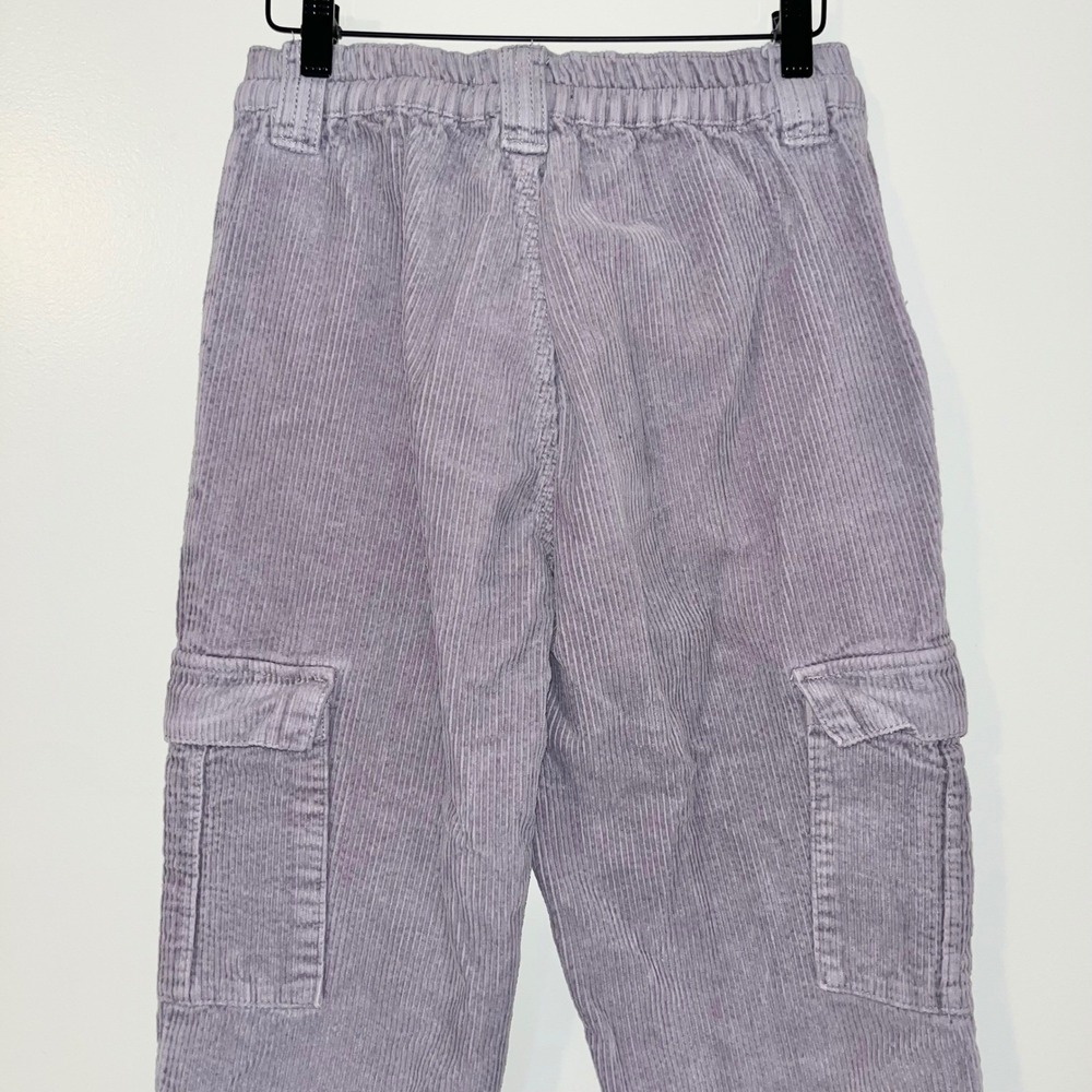 PacSun Purple Corduroy Cargo Pants‎ Elastic Waist Women S - Picture 6 of 10